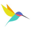 ハチドリソーラーのロゴ